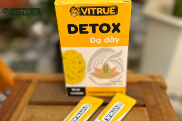 Vitrue Detox Dạ Dày là sản phẩm lý tưởng giúp hỗ trợ đẩy lùi các triệu chứng trào ngược dạ dày