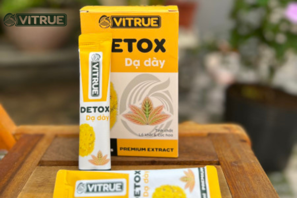Vitrue Detox Dạ Dày giúp phòng ngừa và hỗ trợ đẩy lùi các triệu chứng trào ngược dạ dày.