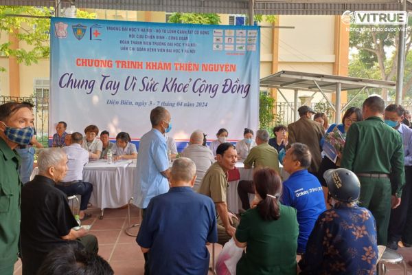 Vitrue đồng hành cùng Đại học Y Hà Nội trong chương trình khám chữa bệnh miễn phí tại Điện Biên